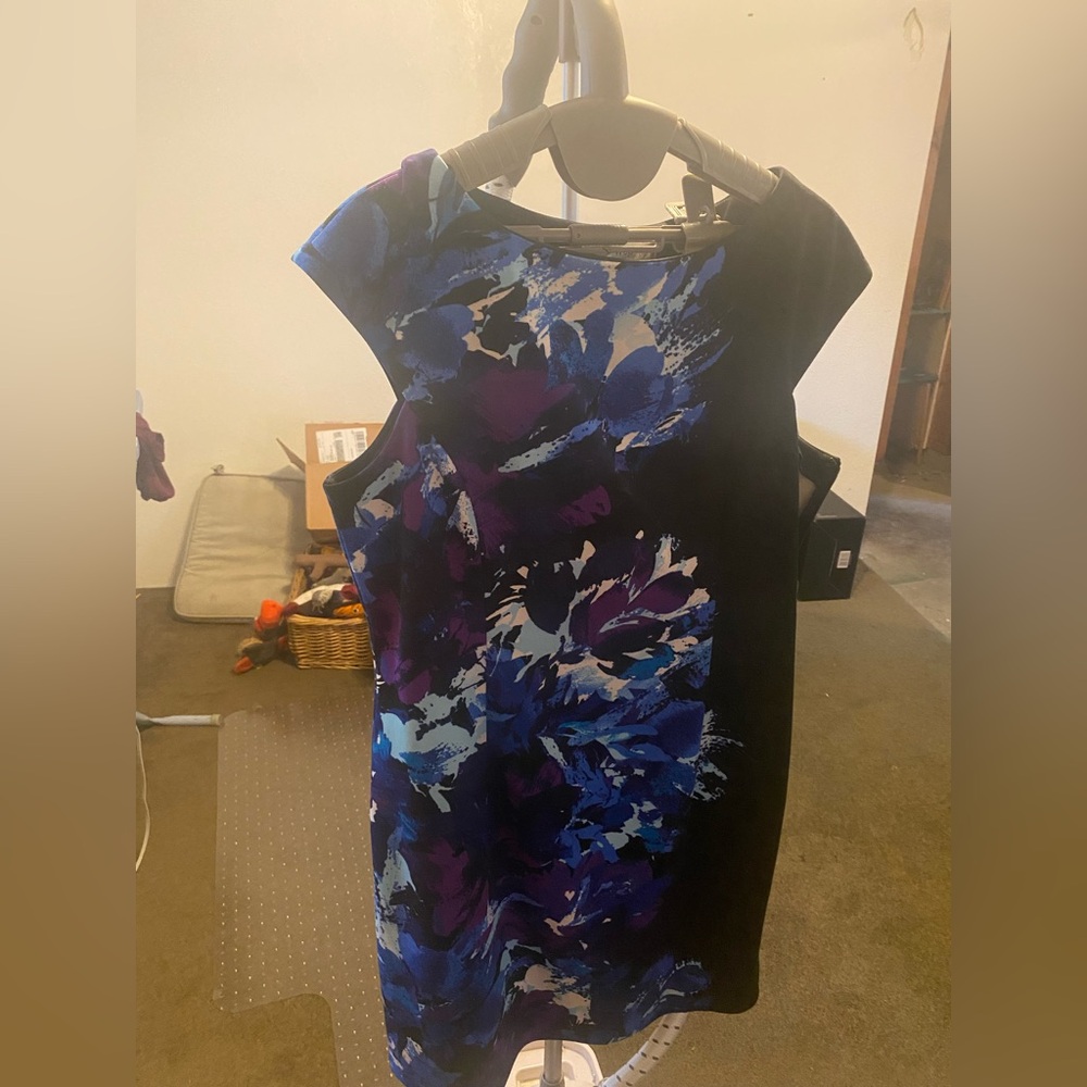 Purple Tiered Sheath Mini Dress for Cocktail